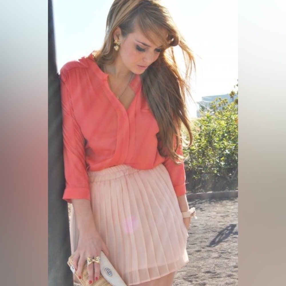 Pleated skirt